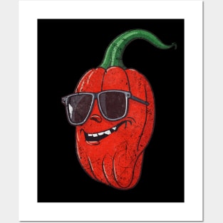 Vintage Hot Spicy Chili Pepper Posters and Art